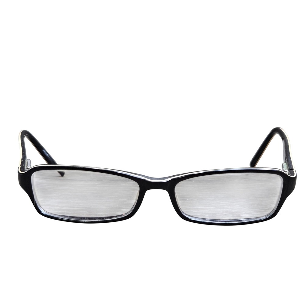 Converse Eyeglasses Frame Only Black Full Rim Narrow Rectangle Eyewear 135 +Case